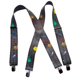 Holdup 2" wide Tradesman Series Suspenders for Men(Mechanic)