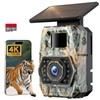 Solar Trail Camera 60MP 4K, WiFi Bluetooth, Game Camera with