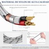 JOLGOO XLR hembra a 1/4 pulgada 0.250 in TRS cable