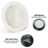 HG POWER 8 Inch Soffit Vent，Round Air Vent Cover with