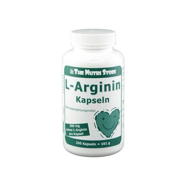 Nutri Store L-Arginine 500 mg Capsules 250 cap