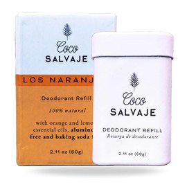 Natural Deodorant Stick for Women & Men | Aluminum Free Deodorant with Magnesium | Non toxic, Vegan, Hypoallergenic and Pregnancy Safe | 2.11oz (LOS NARANJOS (Citrus))