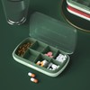 YATEICBC 1 x Portable Pill Case, Pocket Daily Pill Case,