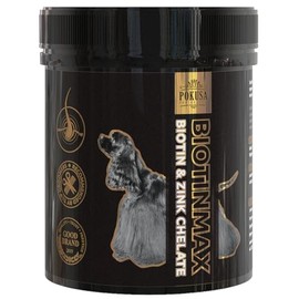 Pokusa DiamondCoat Biotin Max Supplementary Food for Dogs Skin Improvement and Accelerated Hair Growth 350 g Tin