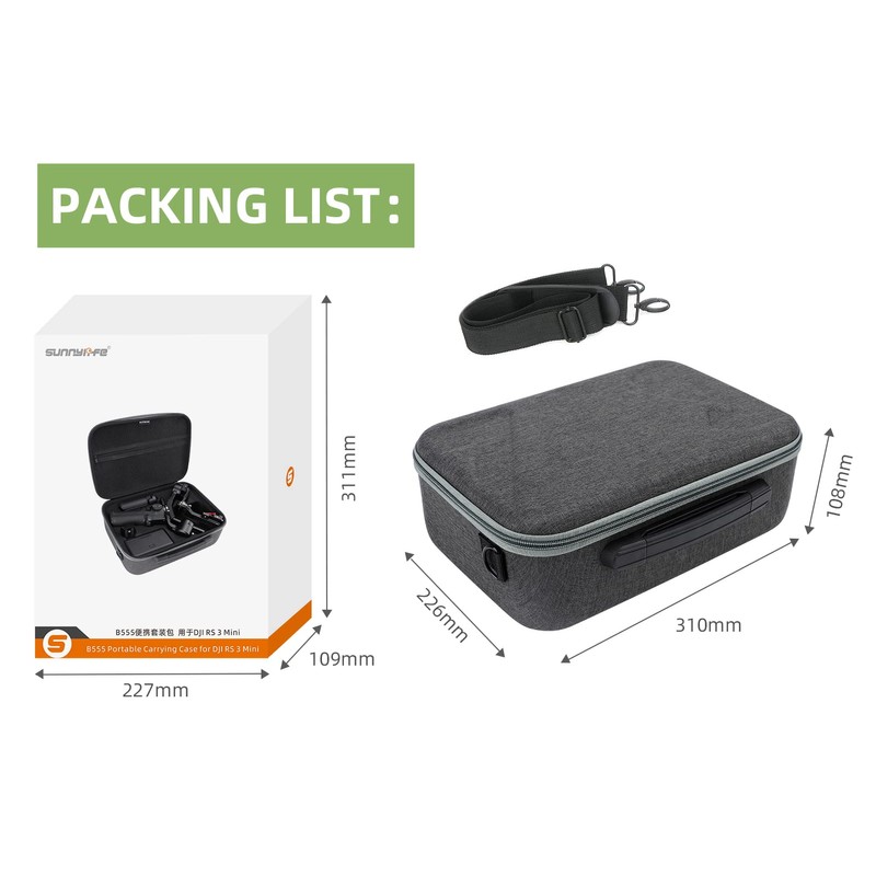 LINGHUANG RS3 Mini Portable Shoulder Bag for DJI Ronin RS3