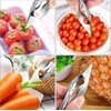 Erdbeerhüller Set, 2 Stück Edelstahl Obstentferner, Stielentferner für Erdbeeren, Tomaten