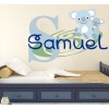 Kraftmatics Design Mom Baby Koala Bear Custom Name Wall Decal