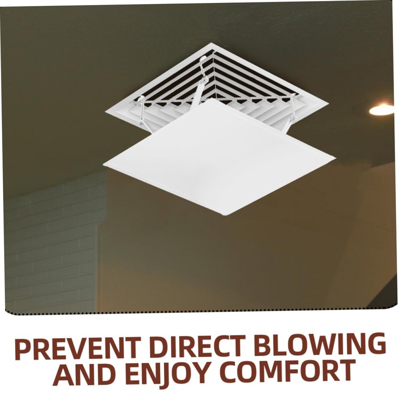 SHINEOFI 2pcs Ceiling Air Conditioner Deflector with Hooks Stylish Windshield