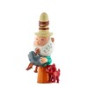 Alessi AGJ01 10 Eolo Figurine in Porcelain. Hand-Decorated. 3 inch.