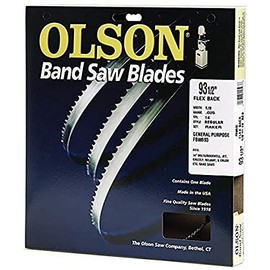 Olson Saw FB08593DB 1/8 by 0.025 by 93-1/2-Inch HEFB Band 14 TPI Regular Saw Blade Pack of 3