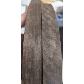 Eucalyptus Fumed Smoked Figured wood veneer edgebanding 15/16" x 120" preglued