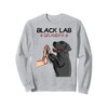 Black Lab Grandpa Labrador Retriever Sweatshirt