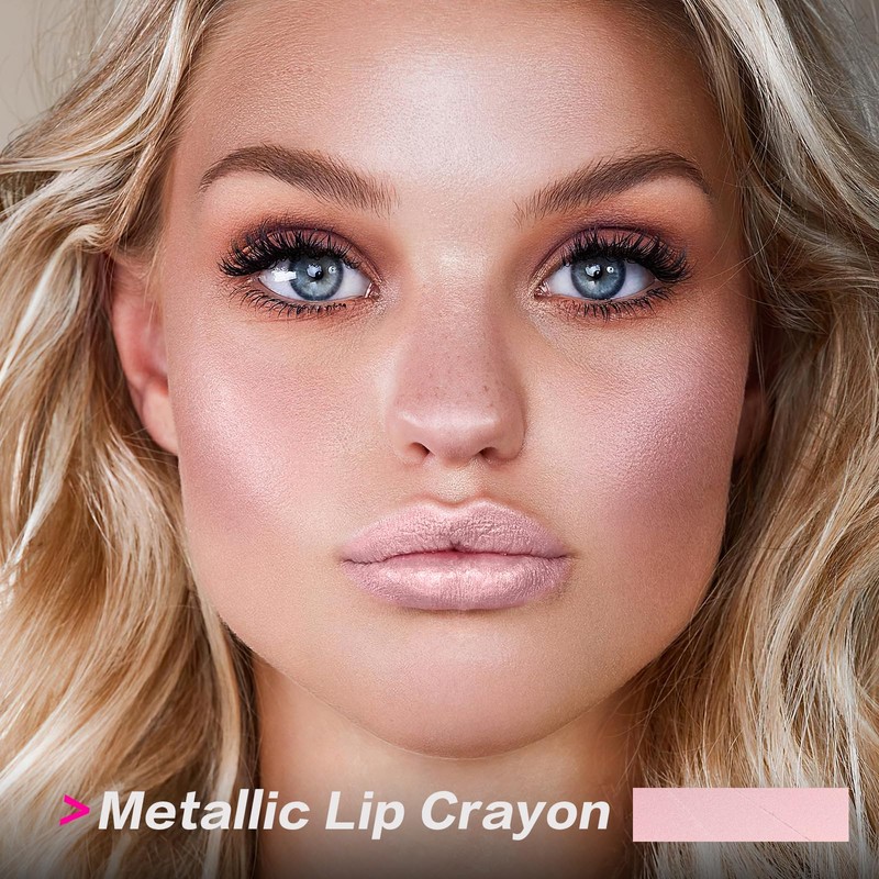 FOCALLURE Ultra Chic Lipstick,Rich Vitamin E Lip Crayon,Lightweight Color without