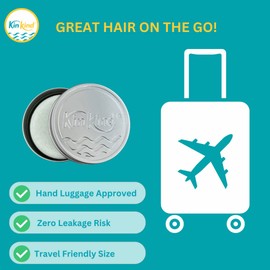 KinKind Make me SHINE! Travel Shampoo and Conditioner Bars. Up to 50 washes. Travel size shampoo toiletries set with 2 shampoo bar tins. No leakage. Ideal for holidays, gym & pool