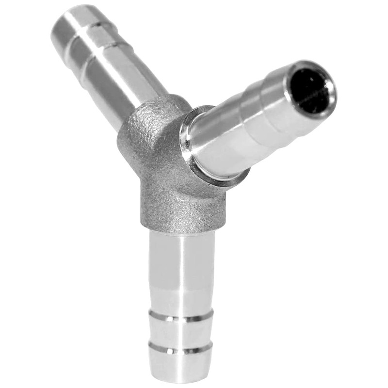 Beduan Stainless Steel 5/8" Hose Barb 3 Way Y Shaped