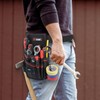 KUNN Electrician Tool Pouch with Belt Clip - 7-Pocket Lightweight