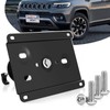 No Drill Tow Hook License Plate Mount Relocator Bracket Kit