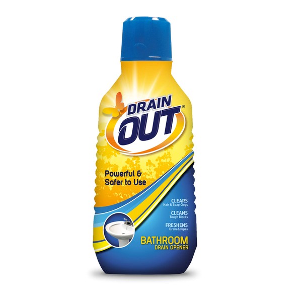 Summit Brands Drain OUT Drain Cleaner & Odor Eliminator, Clog Preventer and Buildup Remover, Fresh Citrus, 16 Ounce