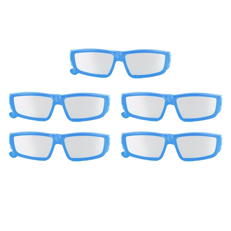 5pcs Solar Eclipse Glasses Professional Safe Plastic Direct Sun Viewing