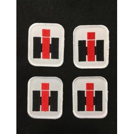 International Harvester Logo Sew On/Iron On Patches New (Set of 4 ALIKE)