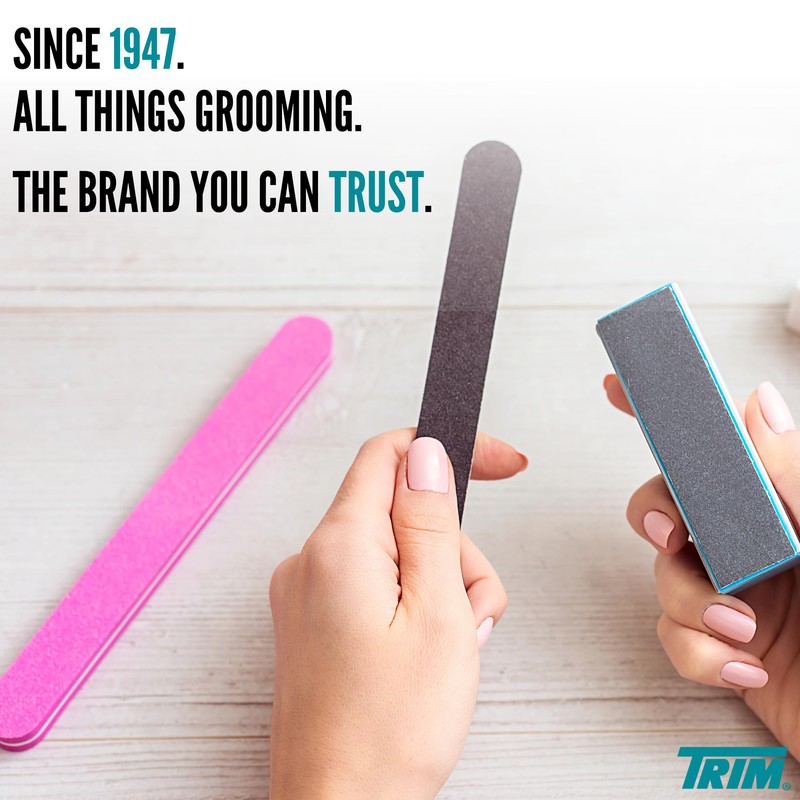 Trim Easy Hold Sure Grip Implements Cuticle Remover/Pusher, Dual Ended,