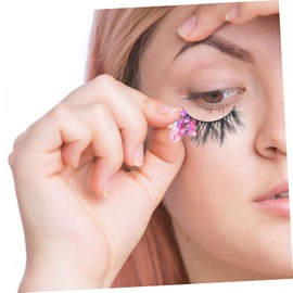 BIUDECO 2 Pairs Fluorescent Manga Lashes Fake Eyelashes Soft Light Eyelash Extensions