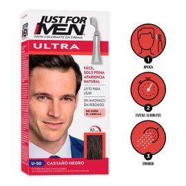 Just For Men Tinte Para Caballero Just For Men Ultra Castaño Negro 2-pack