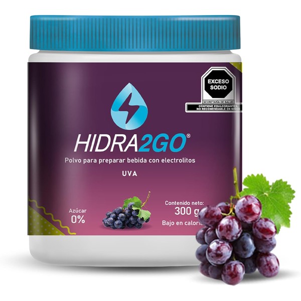 HIDRA2GO | Electrolitos Sin Azucar en Polvo 300gr - Sabor