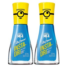 Sally Hansen Insta-Dri X Me 4, Blue Over All, Quick Dry, Long Lasting, Streak-Free Shine, Blue Nail Polish - Pack of 2