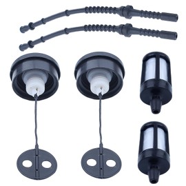 AUMEL Tankdeckel mit Kraftstofffilter Ölleitung für Stihl FS38 FS45 FS46 FS48 FS52 FS55 FS56 FS62 FS66 FS72 FS75 FS76 FS80 FS81 FS85 FS88 Motorsense