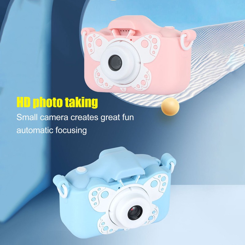 Kids Camera 2in IPS HD Screen Front Rear Camera Game