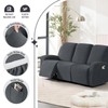 TAOCOCO Recliner Sofa Covers 8-Pieces Stretch Large Couch Covers for