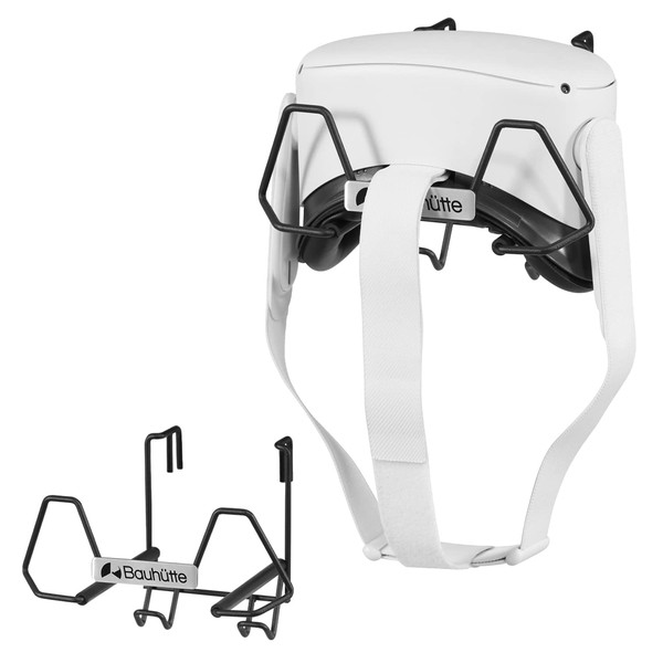 Bauhutte BHP-100VR-BK VR Hanger, Storage Accessories, Lens Facing Downward, Protects From Direct Sunlight/Dust, VR Goggles, VR Stand, VR Controller, Fits All Together, Meta Quest3, Quest2, VIVE Valve