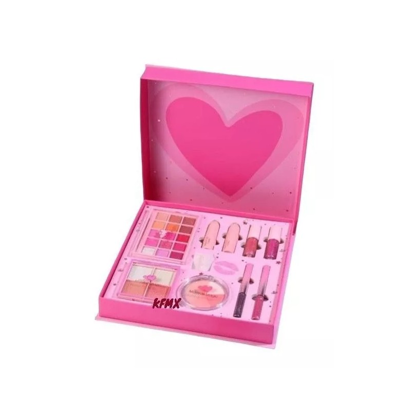 KFMX Caja Mágica Maquillaje Rubor Gloss Labial Regalo Cosméticos