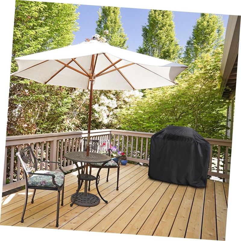 KONTONTY Barbeque Grill Cover 100x60x150cm Heavy Duty BBQ Cover Bag