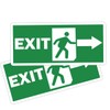 Exit Signs Stickers,9 x 5 Inch Exit Right Arrow Sticker