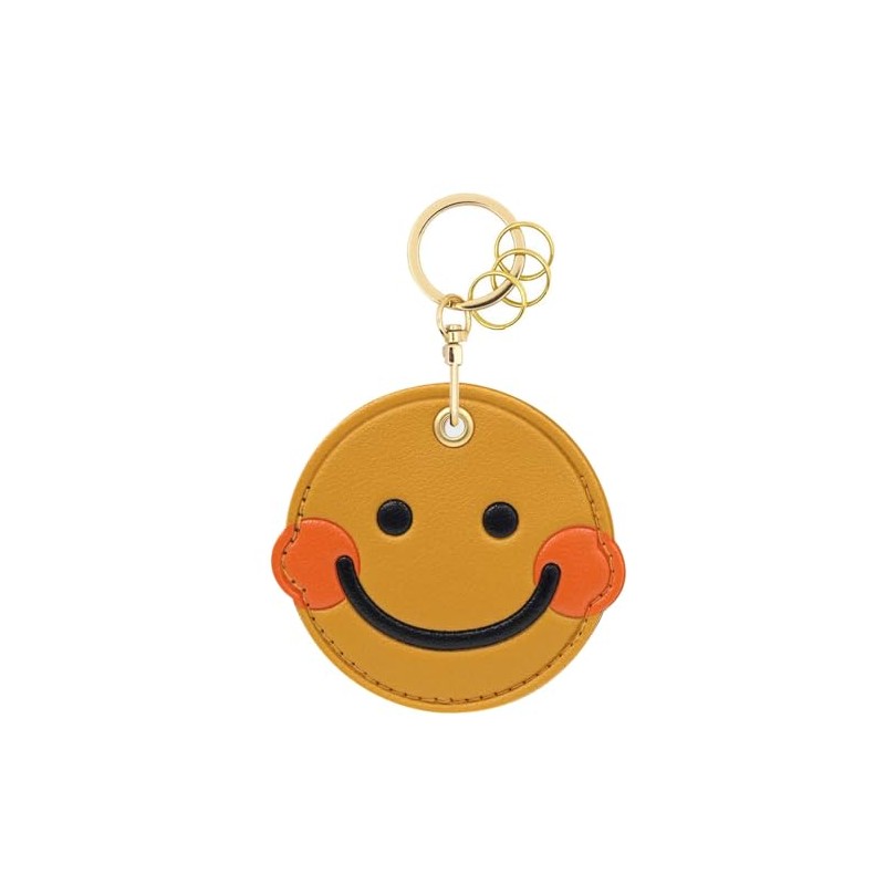 MC Fashion Cute Cartoon Keychain Holder for AirTag, PU Leather