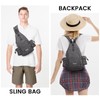 G4Free Sling Bag Crossbody Backpack with Charging Port & RFID