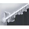 LBY 30 Pack Curtain Rings with Clips, 39mm(1.54'') Interior Diameter