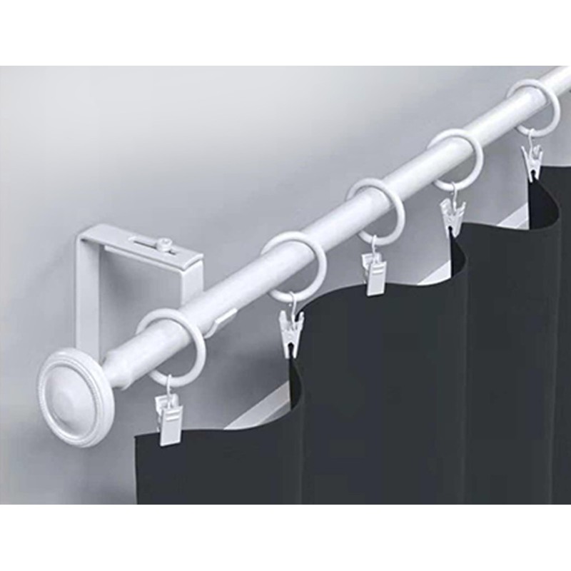 LBY 30 Pack Curtain Rings with Clips, 39mm(1.54'') Interior Diameter
