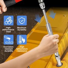 Yueidung 7862 Grease Fitting Cleaning Tool, Grease Zerk Buster, Grease Zerk Cleaner for Flushing Out Hardened Grease from Shafts, Bushings, Joints, Replacement 7862