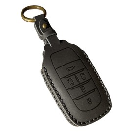 ZANEKO New Voxy 90 Series Key Case Noah 90 Series Sienta Key Cover Alphard Vellfire 40 Series NOAH VOXY 90 Series Key Genuine Leather, Black