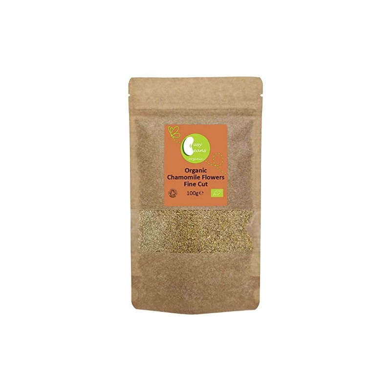 Organic Chamomile Flowers Fine Cut - Certified Organic - by