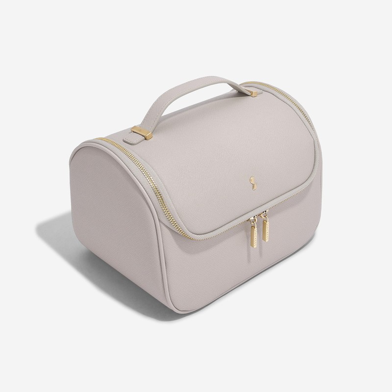 Stackers Taupe Large Cosmetic Case