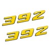 Pair Set 392 Front Right Door Side Badge Nameplates Emblem