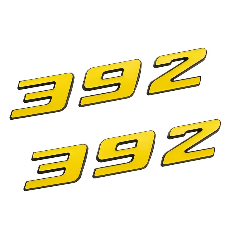 Pair Set 392 Front Right Door Side Badge Nameplates Emblem