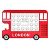 SAJAK 4x6 London Bus Picture Frame Tabletop Desktop Photo Holder