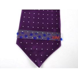 F NODE Ascot Tie Men's Scarf, Polka Dot Pattern, wide dot purple