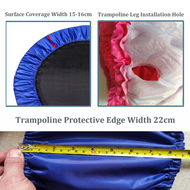 Mini Trampoline Spring Cover 36 38 40 45 60inch Small