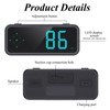 GUGUMO GPS Digital Speedometer for Car MPH, Universal HUD Speed